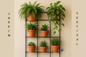 Jardim vertical em casa