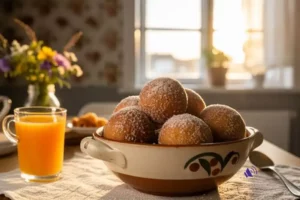 Bolinho de chuva assado