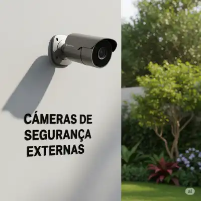 Câmera de segurança externa