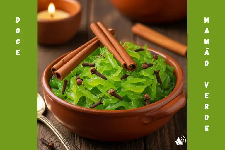Doce de mamão-verde