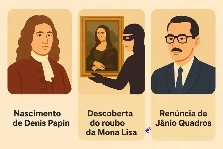 Fatos históricos de 22 de agosto: ciência, arte e política que marcaram a história mundial.