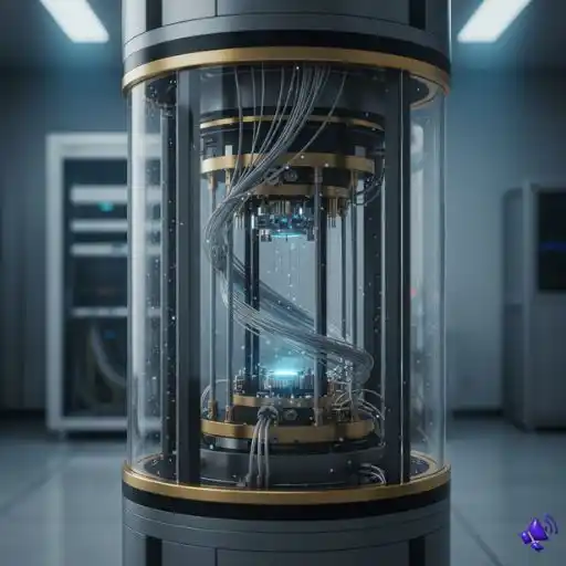 Imagem de um  Computador Quântico.